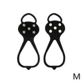 5 Teeth Spike Anti Slip Ice Gripper For Winter Shoes Outdoor Hiking Mountain Climbing Snow Crampons Anti-slip Shoe Covers