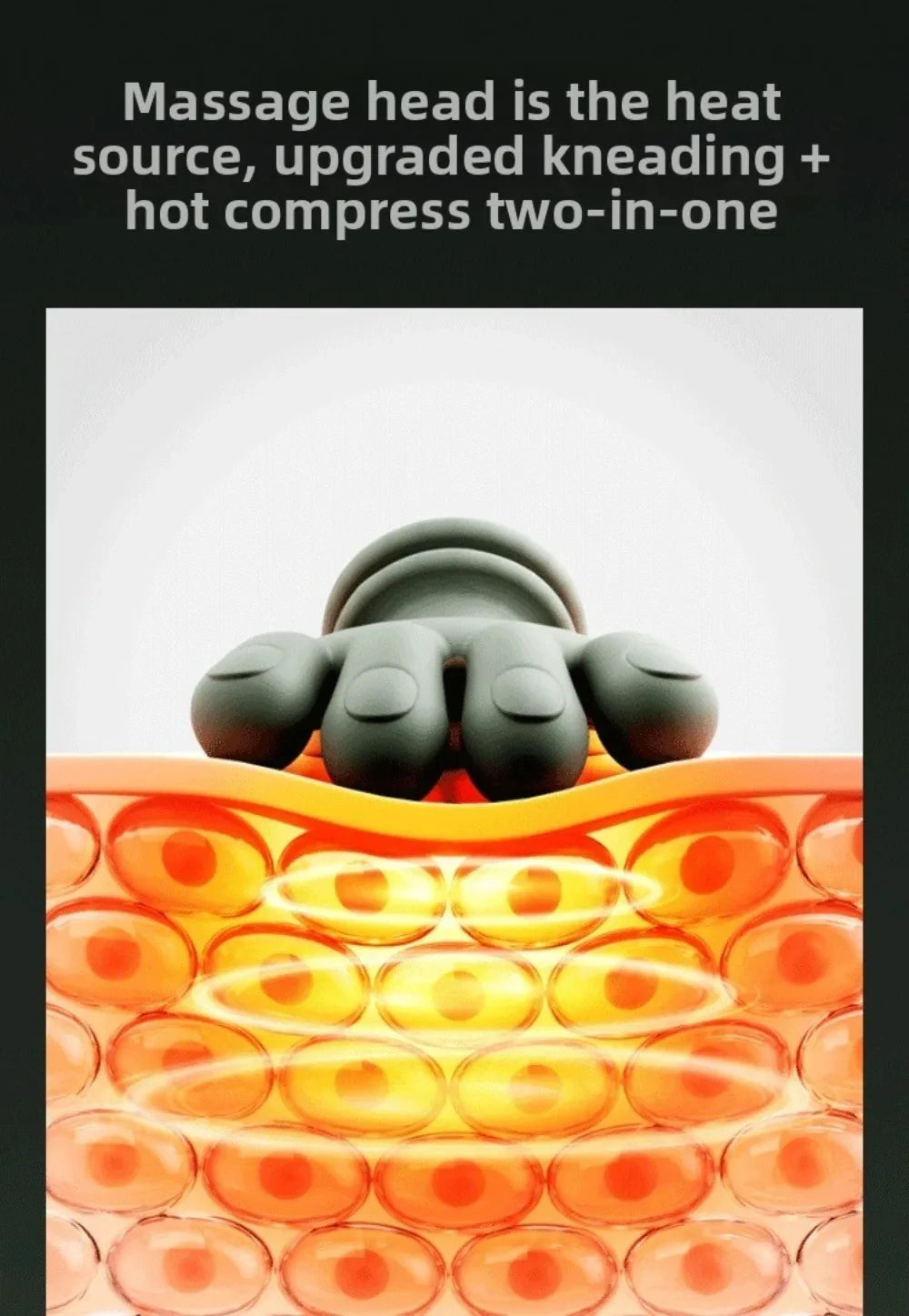 2026 Bionic Finger Neck Shoulder Massager Wireless Neck Cervical Trapezius Kneading Massage Shawl Brushless Motor Neck massager