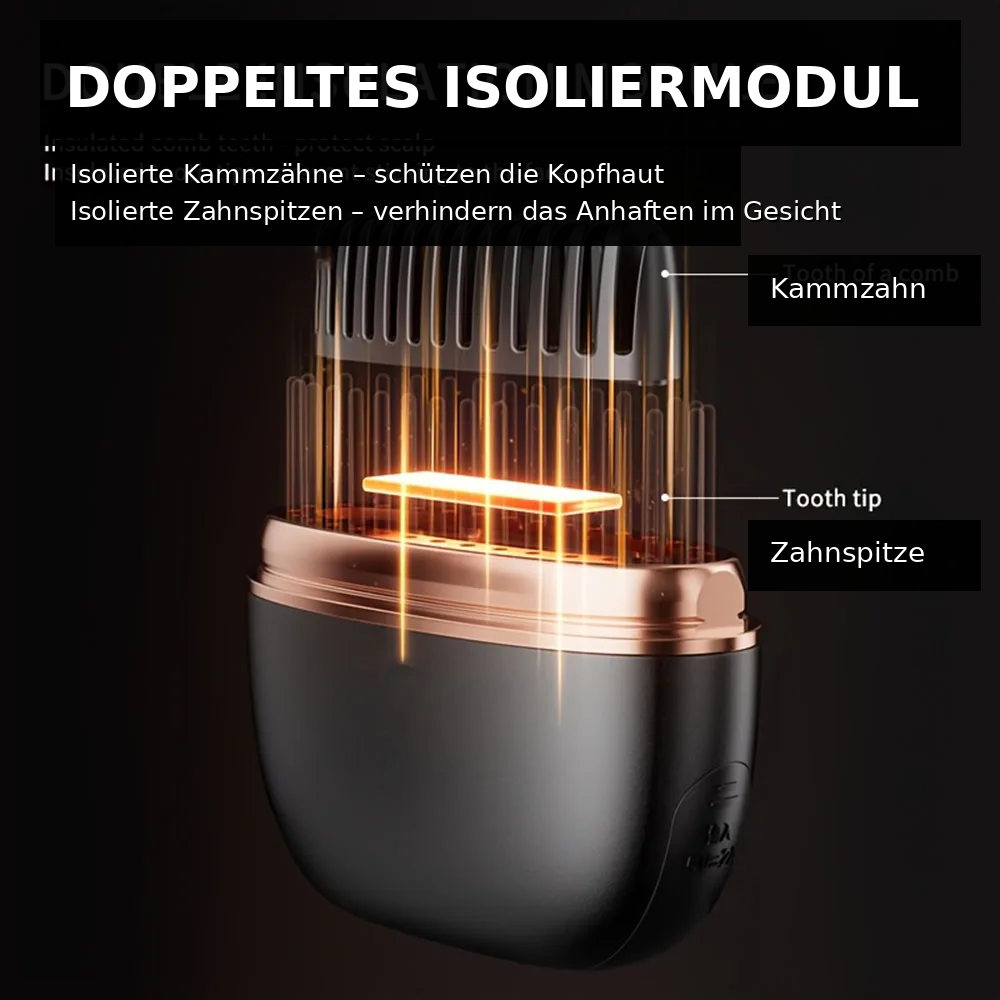 Mini-Glätteisen kabellos & wiederaufladbar